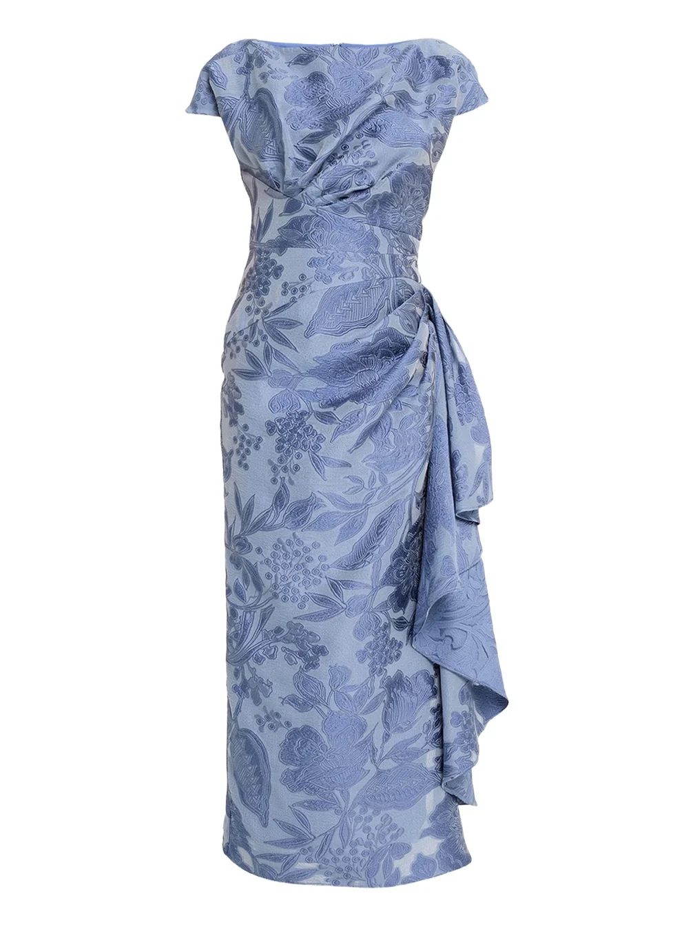 Lela Rose Floral Fil Coupe Florence Dress