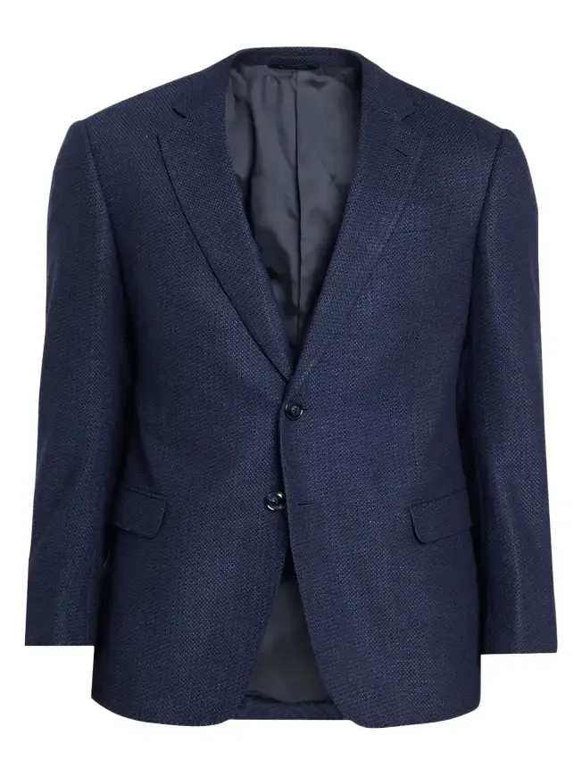 Men's Soft Textured Single-Breasted Sport Coat