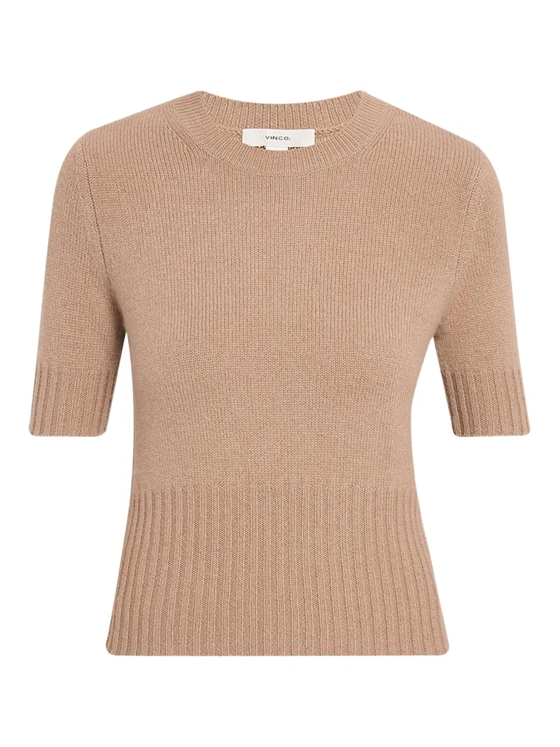 Wool & Cashmere Short-Sleeve Sweater Wool & Cashmere Short-Sleeve Sweater