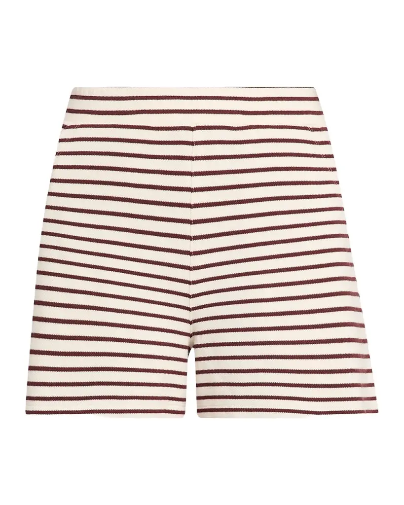 Veronica Beard Brighton Striped Knit Shorts | Image 1 Veronica Beard Brighton Striped Knit Shorts | Image 1