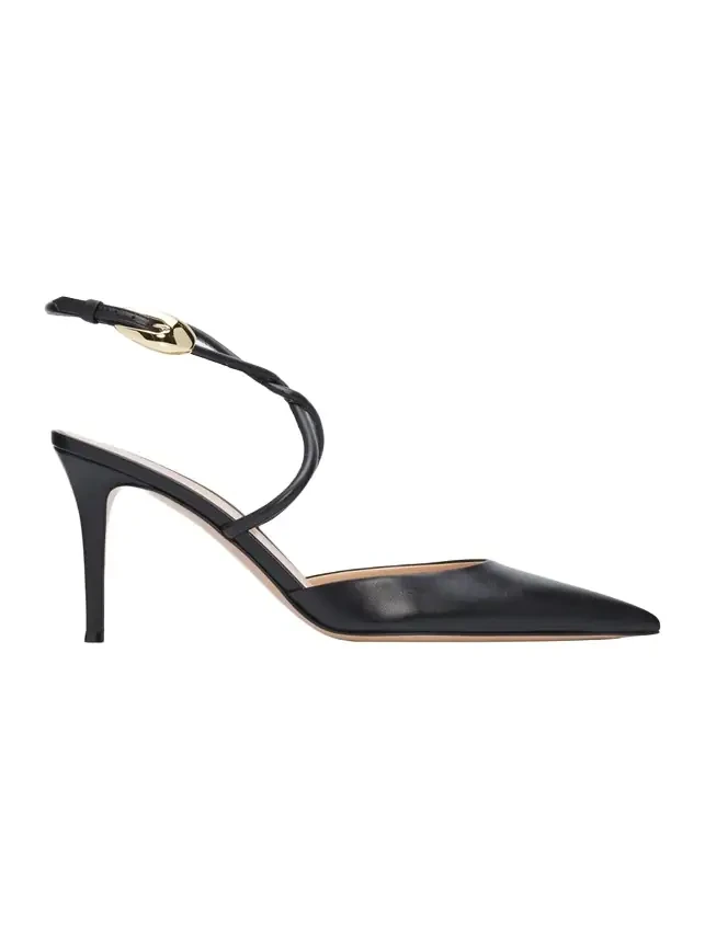 85mm Nappa Leather Slingback Pumps 85mm Nappa Leather Slingback Pumps