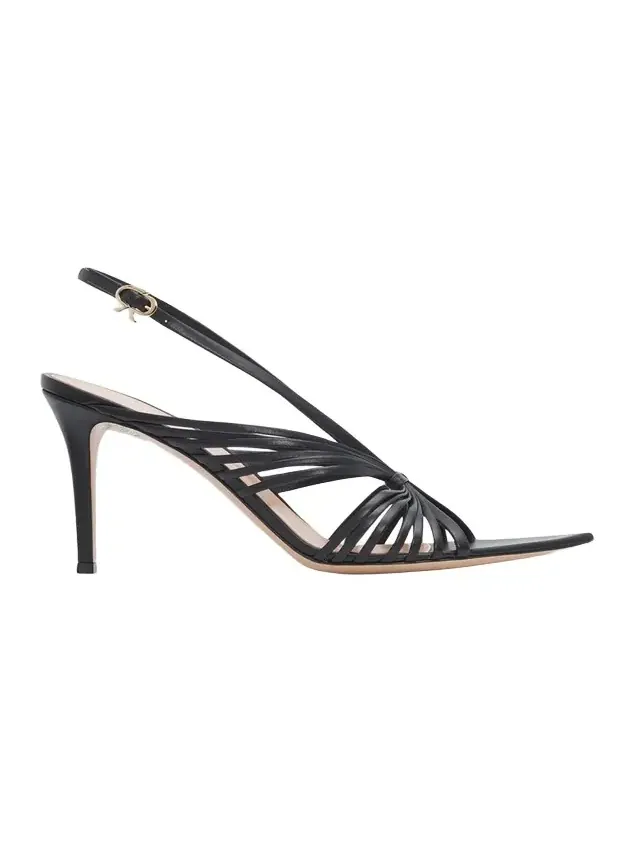 85mm Strappy Leather Pointed-Toe Sandals 85mm Strappy Leather Pointed-Toe Sandals