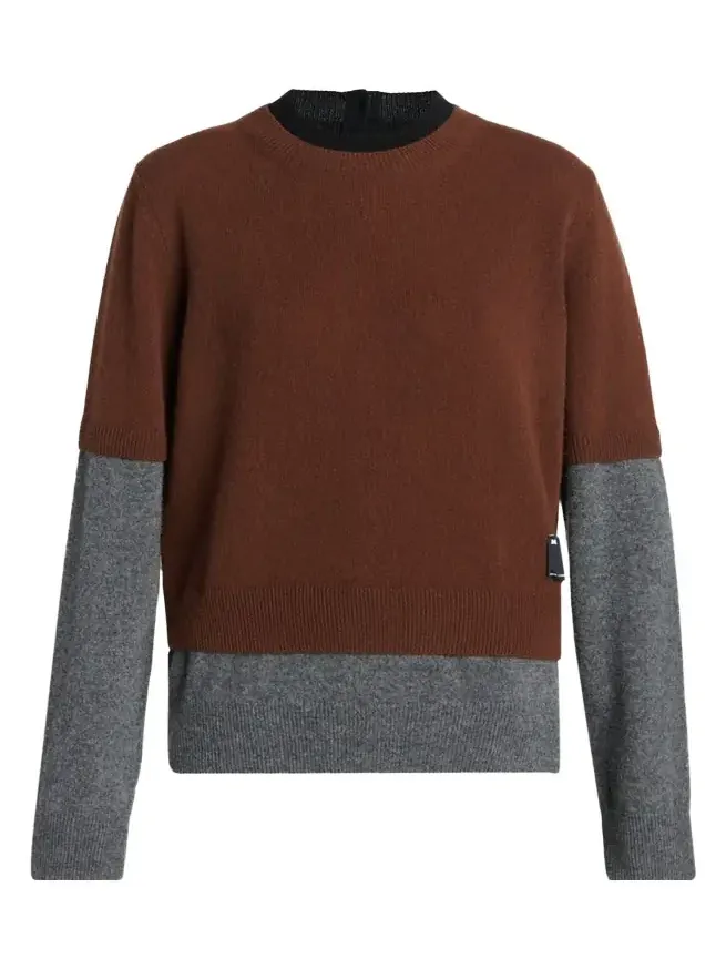 Double-Layered Cashmere Sweater Double-Layered Cashmere Sweater