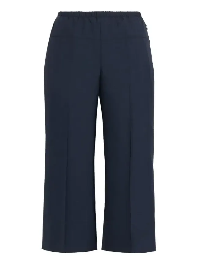 Cropped Wide-Leg Pants