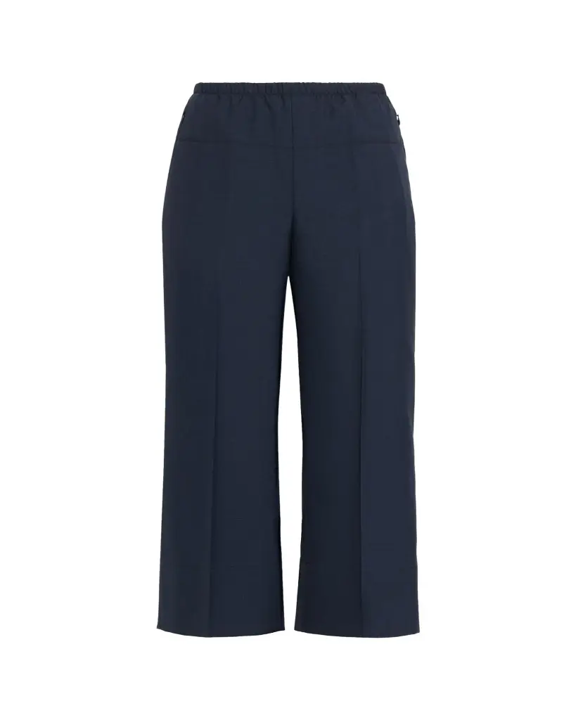 Theory Cropped Wide-Leg Pants | Image 1 Theory Cropped Wide-Leg Pants | Image 1