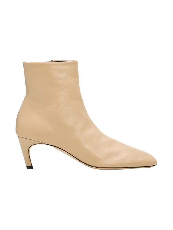 50mm Soft Nappa Leather Ankle Boots