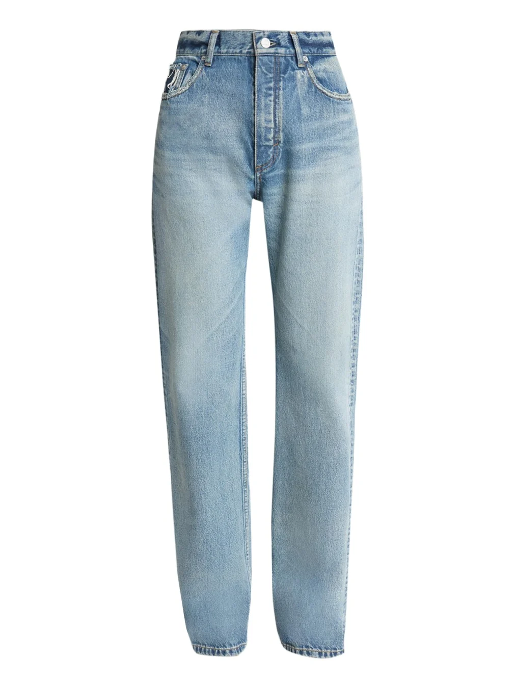 High-Rise Straight-Leg Denim Pants High-Rise Straight-Leg Denim Pants