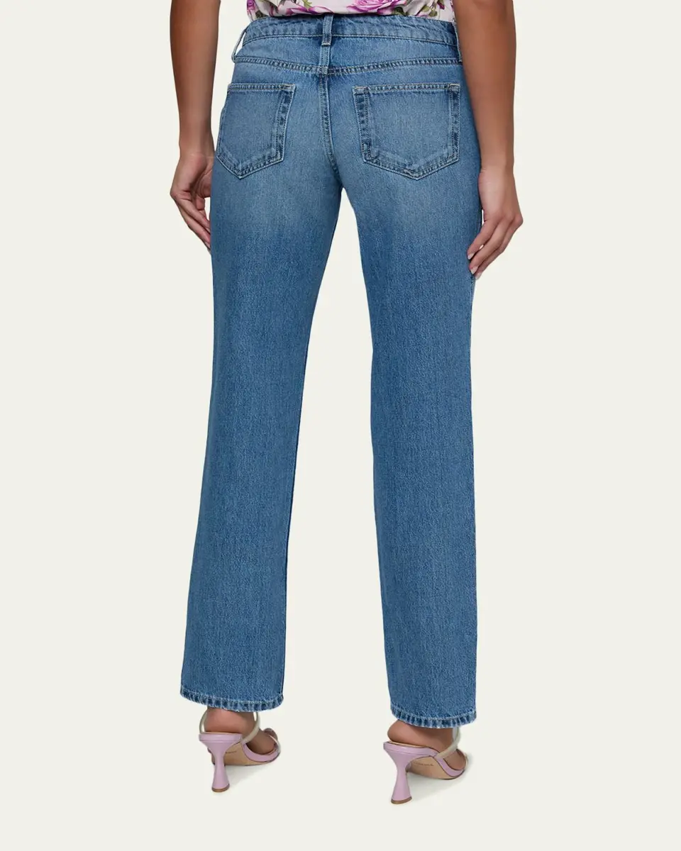 L'Agence Armida Low-Rise Slouchy-Straight Jeans | Thumbnail 3