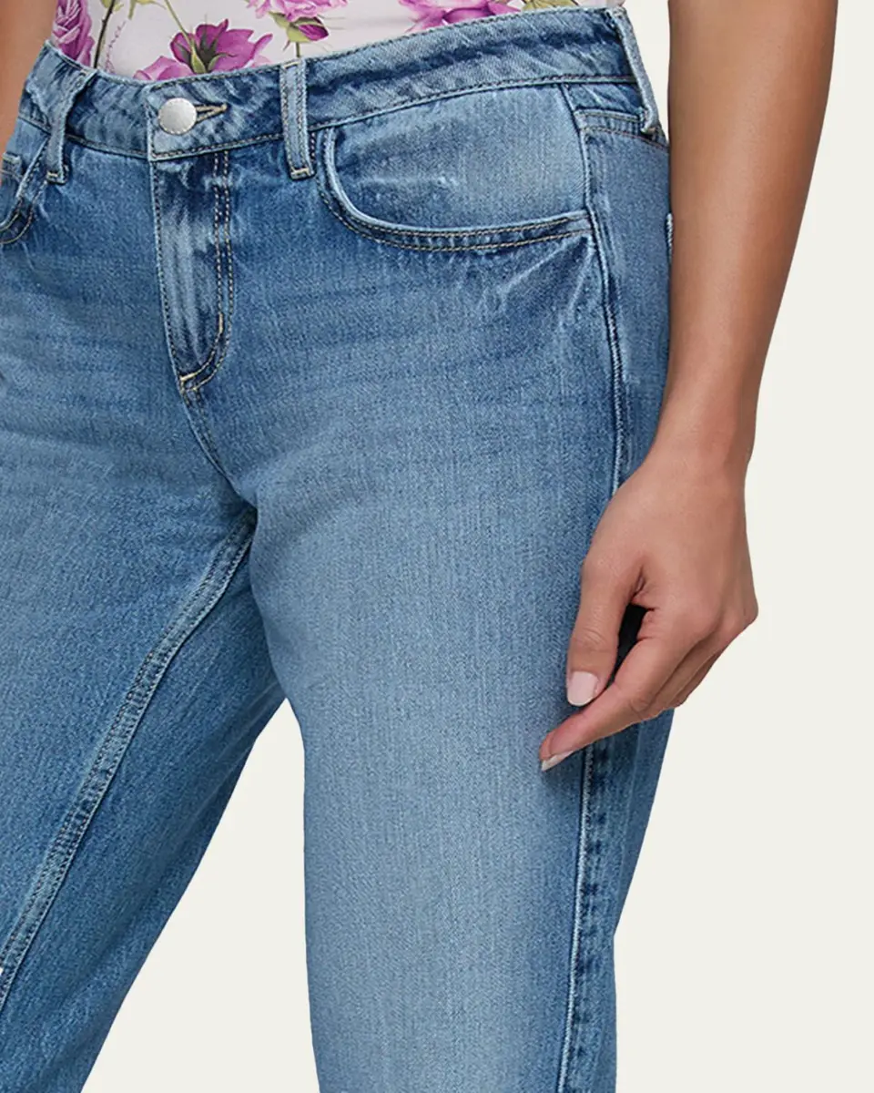 L'Agence Armida Low-Rise Slouchy-Straight Jeans | Thumbnail 5