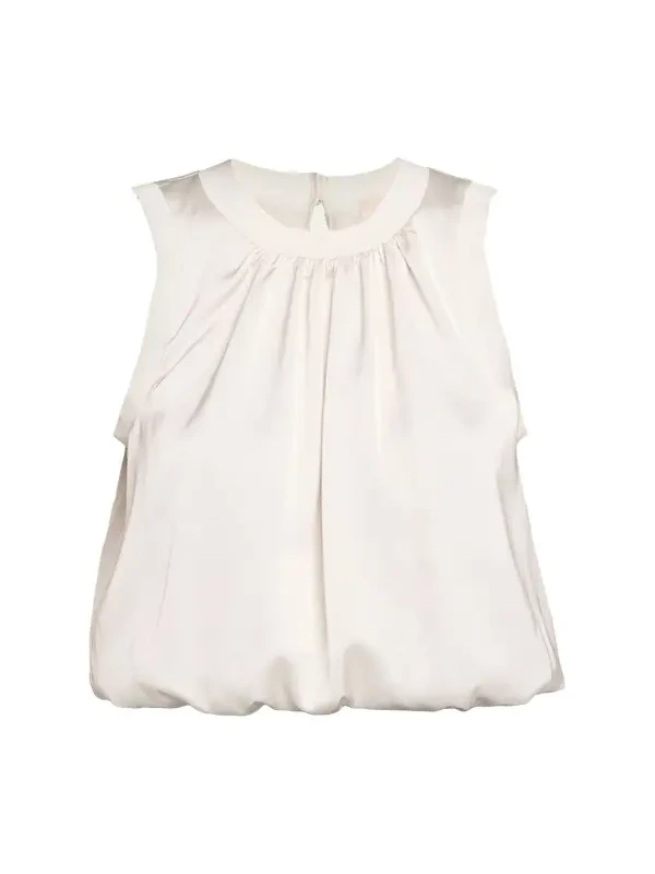 Peia Satin Bubble Top Peia Satin Bubble Top