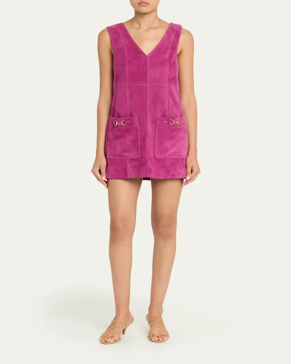 Ulla Johnson Sloane Suede Mini Dress | Thumbnail 2 Ulla Johnson Sloane Suede Mini Dress | Thumbnail 2