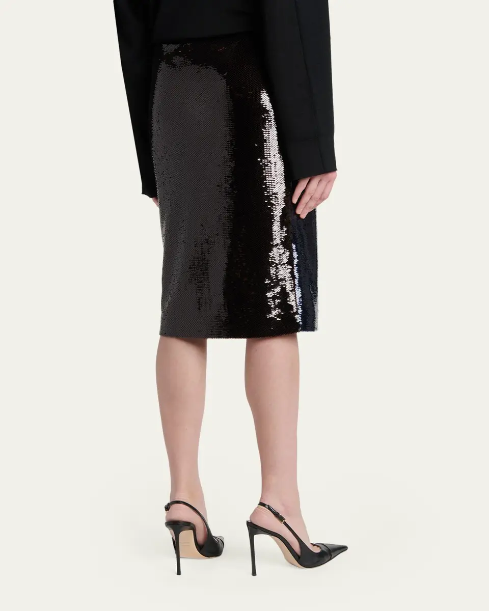 Tom Ford Two-Tone Sequined Pencil Skirt | Thumbnail 3 Tom Ford Two-Tone Sequined Pencil Skirt | Thumbnail 3