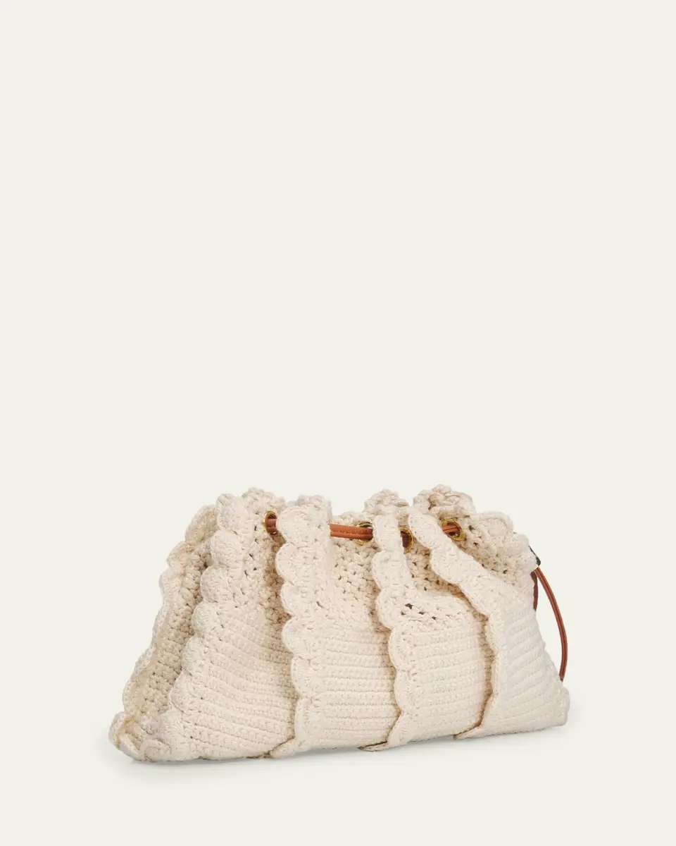 Ulla Johnson Adria Small Wavy Crochet Crossbody Bag | Thumbnail 3 Ulla Johnson Adria Small Wavy Crochet Crossbody Bag | Thumbnail 3