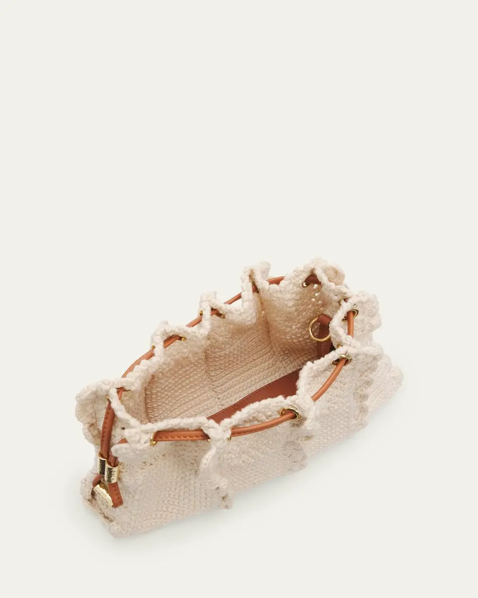 Ulla Johnson Adria Small Wavy Crochet Crossbody Bag | Thumbnail 4 Ulla Johnson Adria Small Wavy Crochet Crossbody Bag | Thumbnail 4