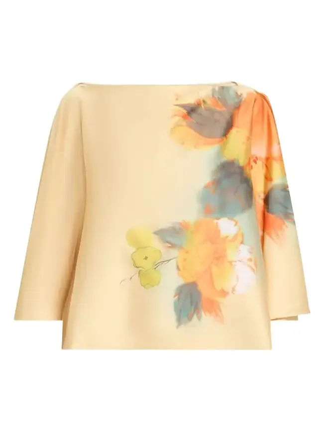 Carole Watercolor Floral Top Carole Watercolor Floral Top