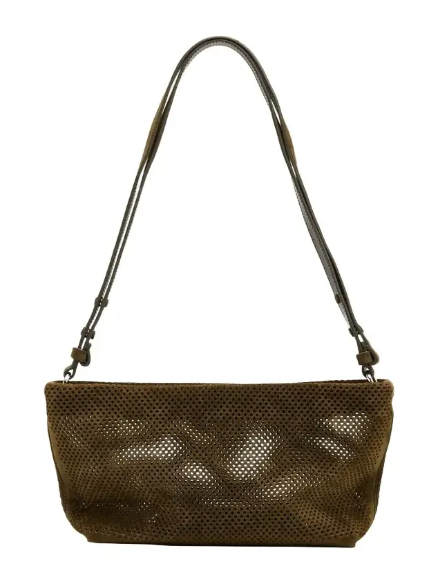 Proenza Schouler Bond Perforated Suede Shoulder Bag
