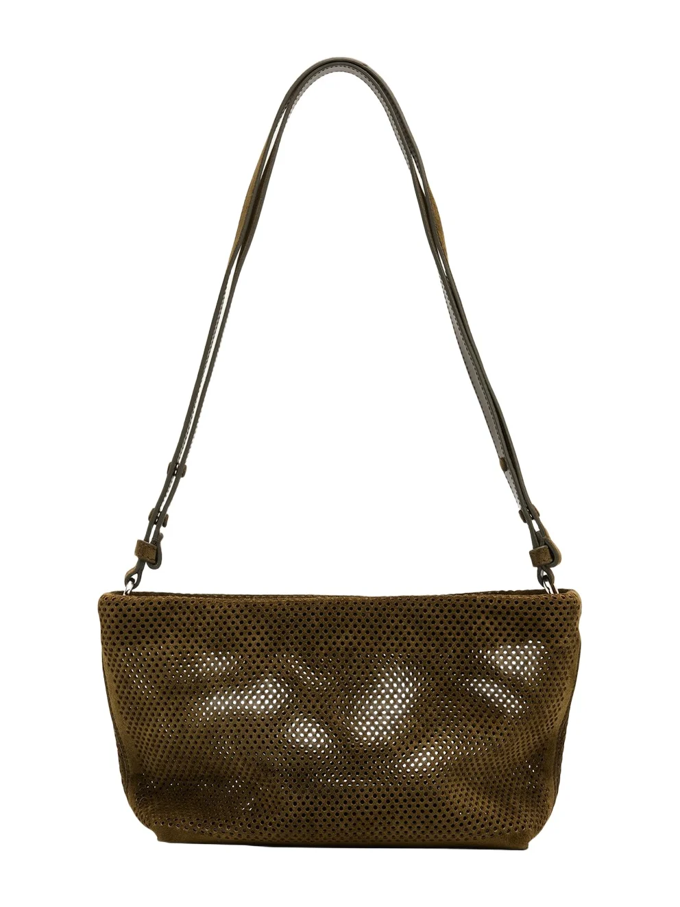 Proenza Schouler Bond Perforated Suede Shoulder Bag