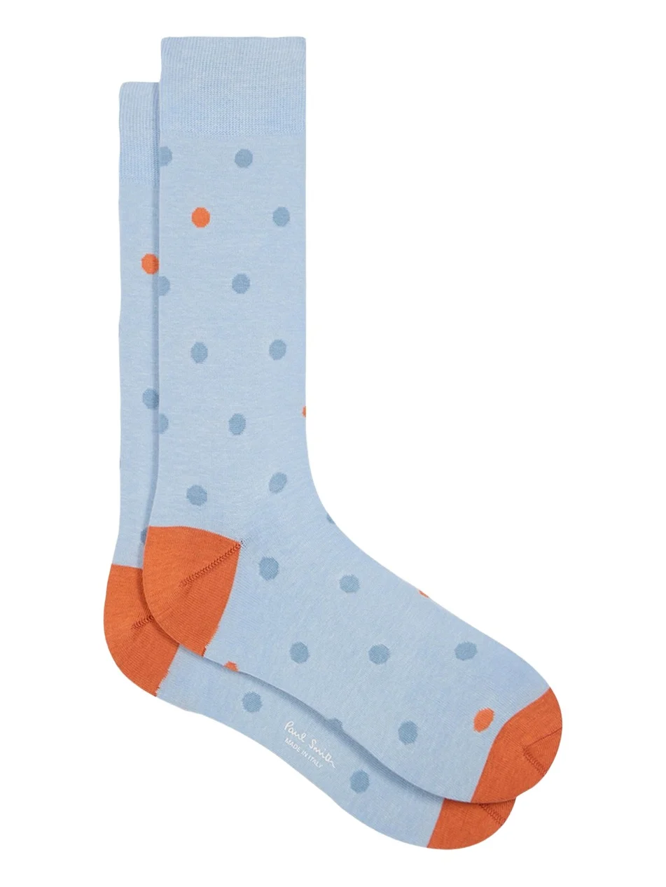 Paul Smith Men's Orlando Spot Crew Socks