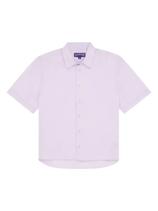 Vilebrequin Men's Short-Sleeve Button-Down Linen Shirt