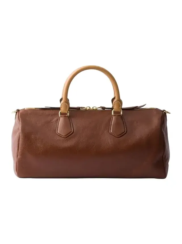 Large Leather Top-Handle Bag