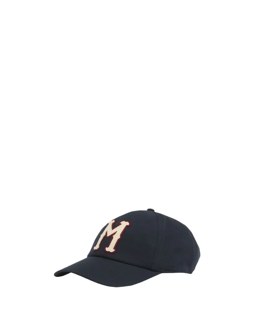 Moncler Men's Logo Cotton Baseball Cap | Image 1 Moncler Men's Logo Cotton Baseball Cap | Image 1