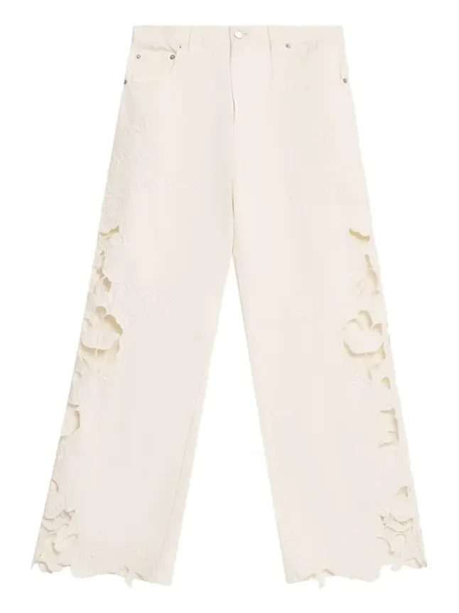 Porter Floral Embroidered Jeans Porter Floral Embroidered Jeans