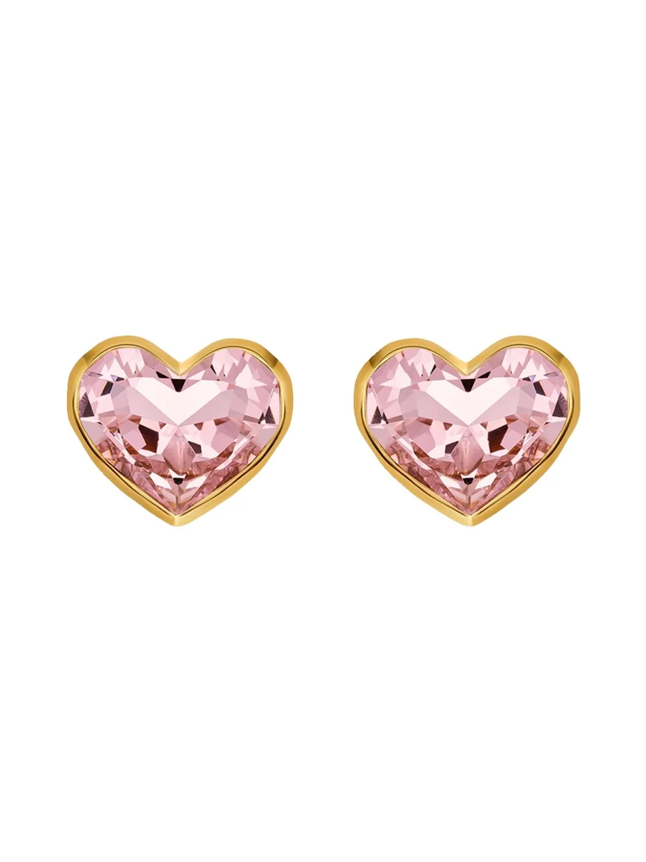 Large Crystal Heart Stud Earrings Large Crystal Heart Stud Earrings