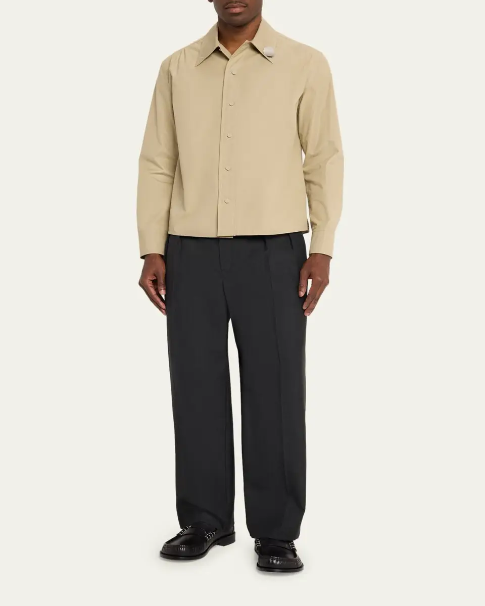 JW Anderson Men's Leather Moccasin-Toe Penny Loafers | Thumbnail 3 JW Anderson Men's Leather Moccasin-Toe Penny Loafers | Thumbnail 3