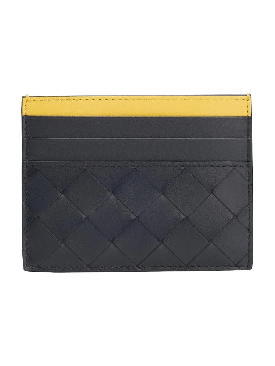 Bottega Veneta Men's Colorblock Leather Card Holder