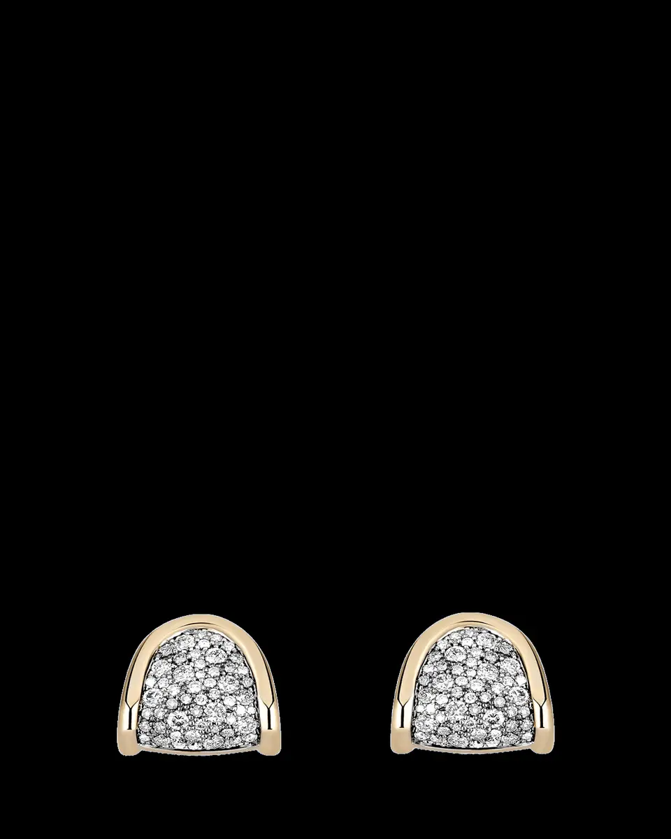 Mason and Books 14K Floret Stud Earrings with Diamonds and White Rhodium | Thumbnail 2