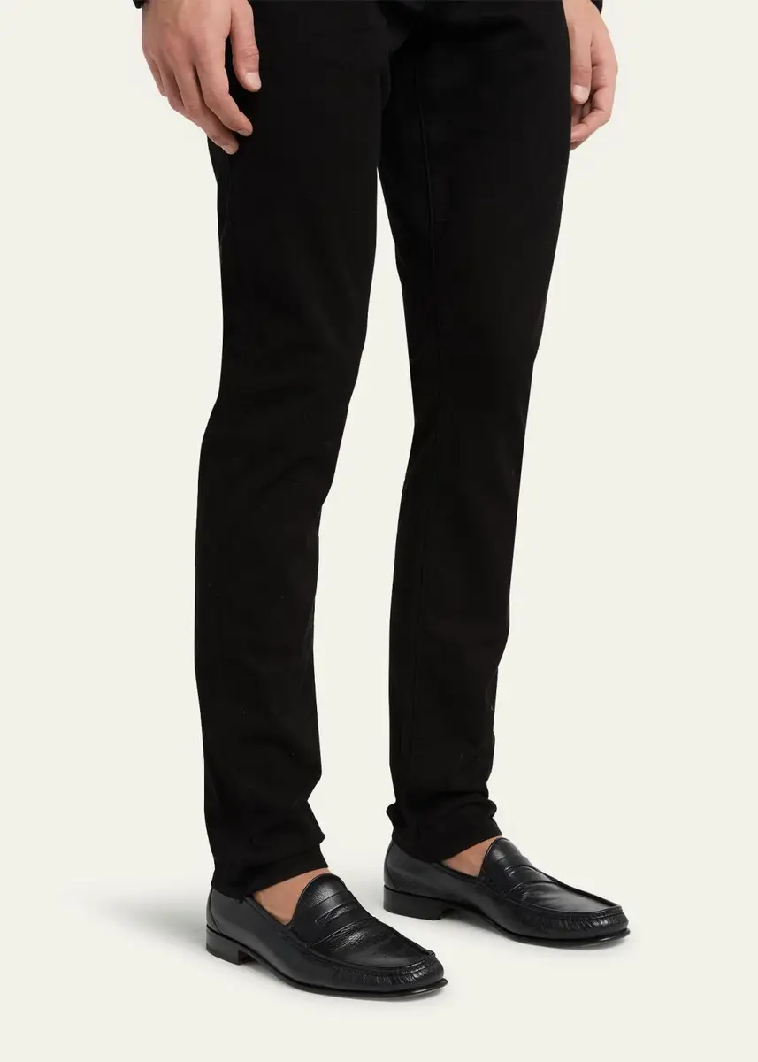 Tom Ford Men's York Grained Leather Penny Loafers | Thumbnail 2 Tom Ford Men's York Grained Leather Penny Loafers | Thumbnail 2
