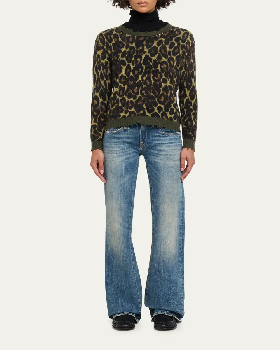 R13 Leopard-Print Cashmere Sweater | Thumbnail 2