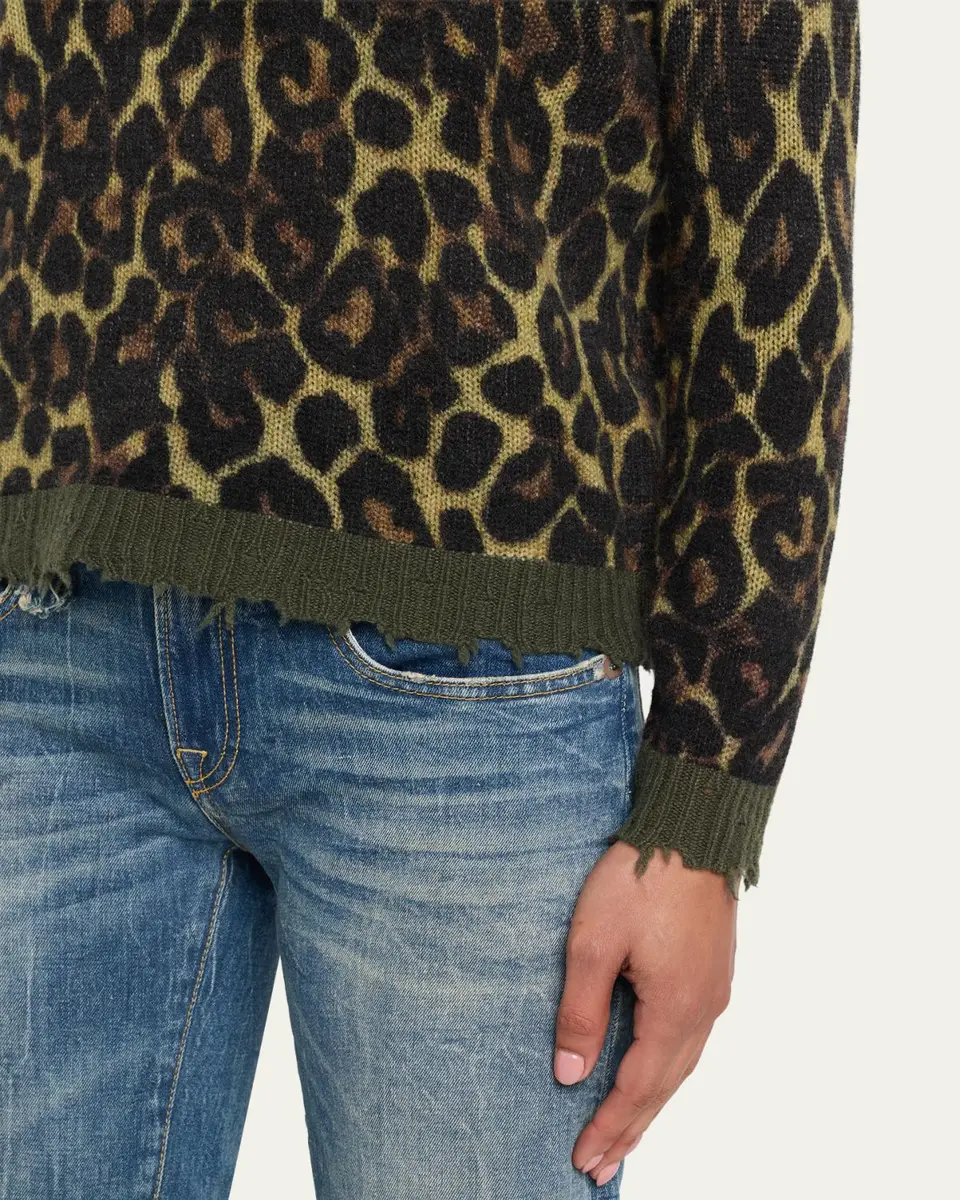 R13 Leopard-Print Cashmere Sweater | Thumbnail 5
