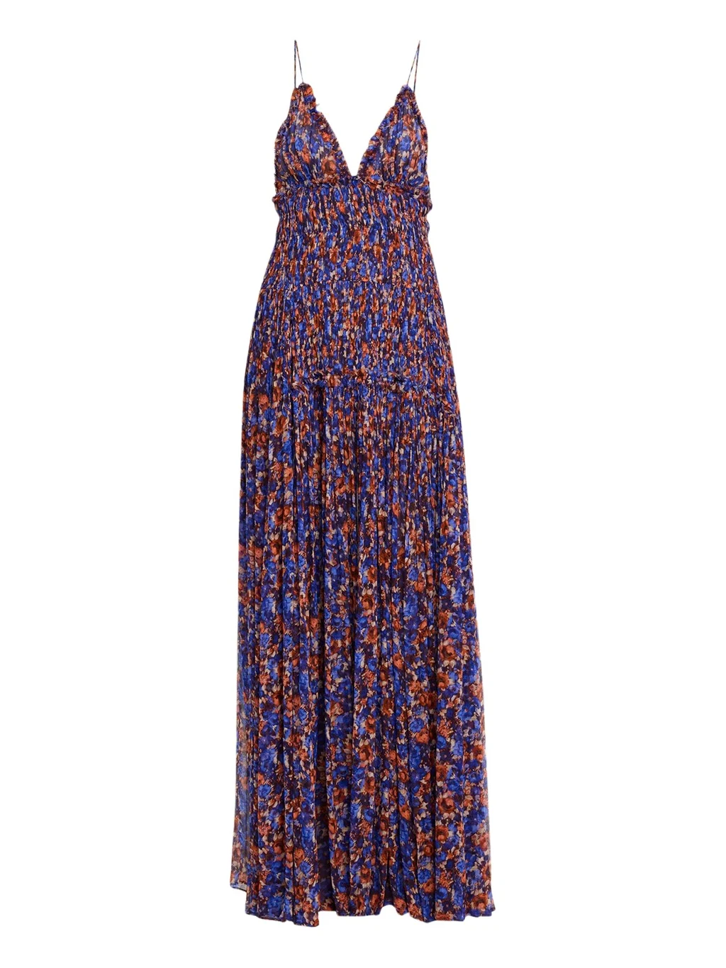Atrani Floral Silk Chiffon Maxi Dress Atrani Floral Silk Chiffon Maxi Dress