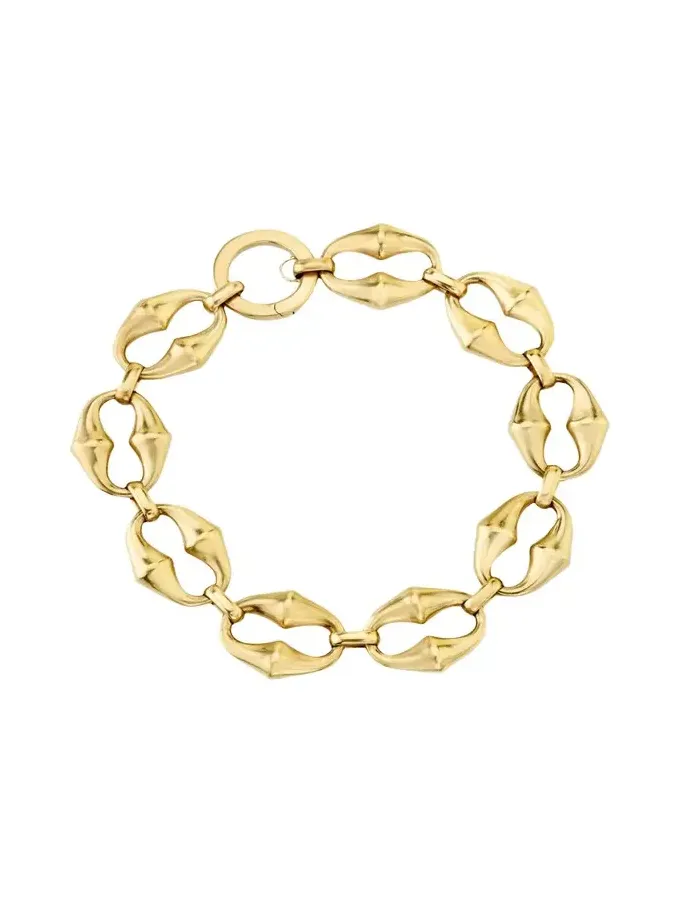 18K Yellow Gold Chrona Mini Link Bracelet