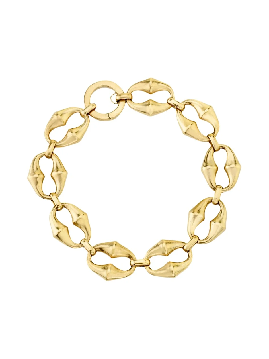 18K Yellow Gold Chrona Mini Link Bracelet