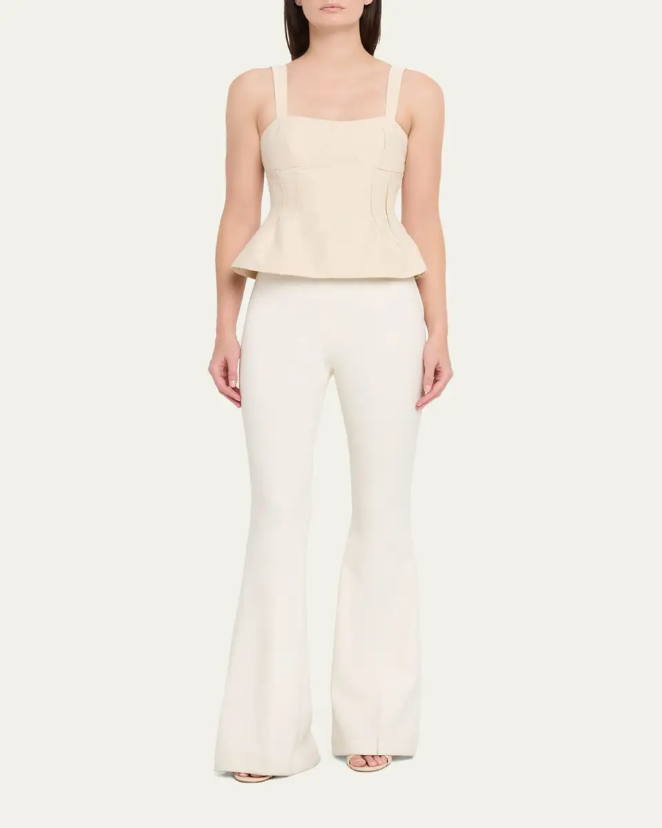 Simkhai April Cotton Faille Bustier Top | Thumbnail 2