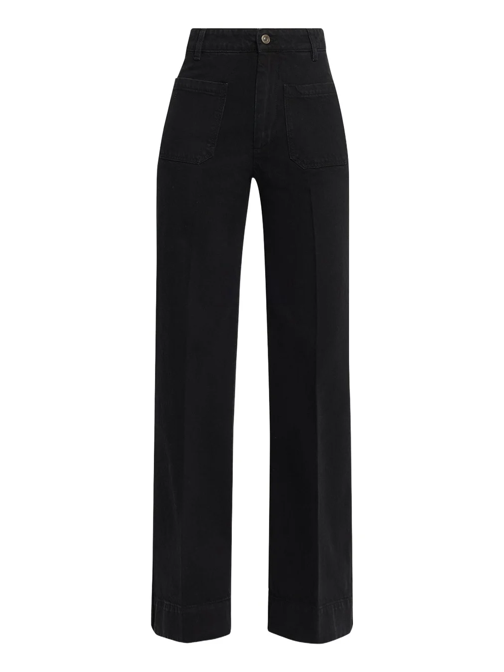 Victoria Beckham Alina Patch-Pocket Straight-Leg Jeans