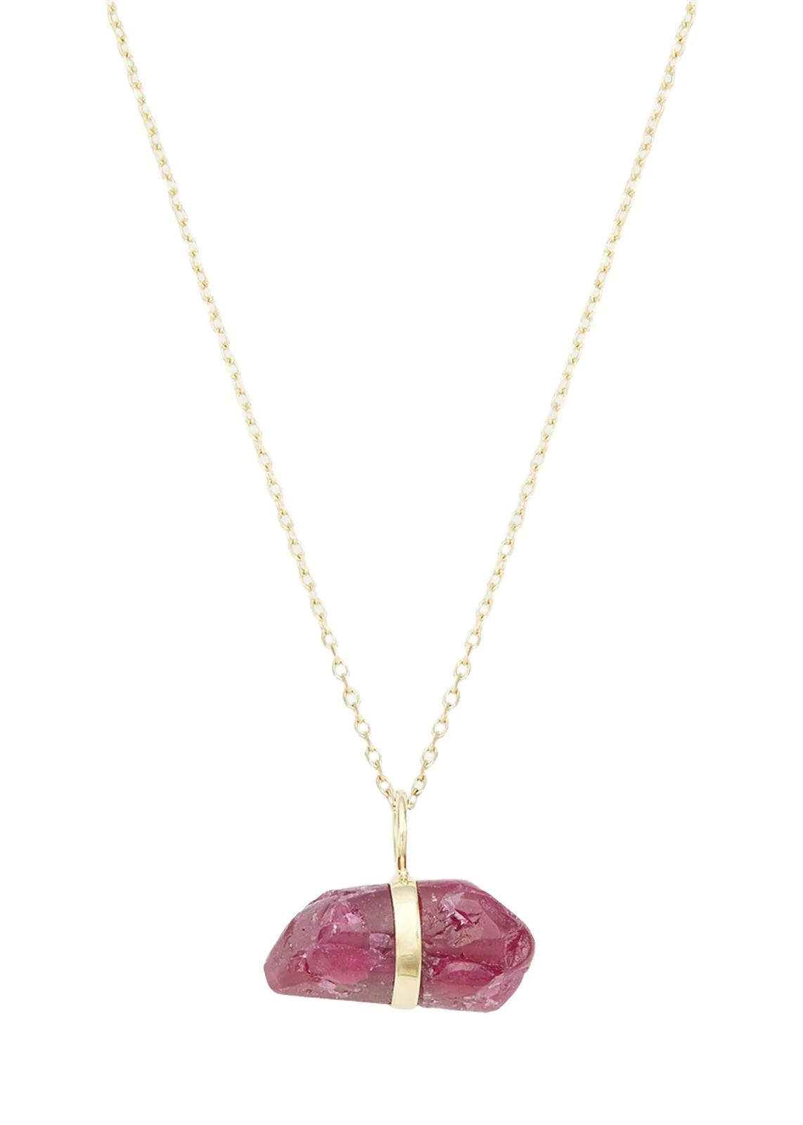 14K July Birthstone Pendant Necklace 14K July Birthstone Pendant Necklace