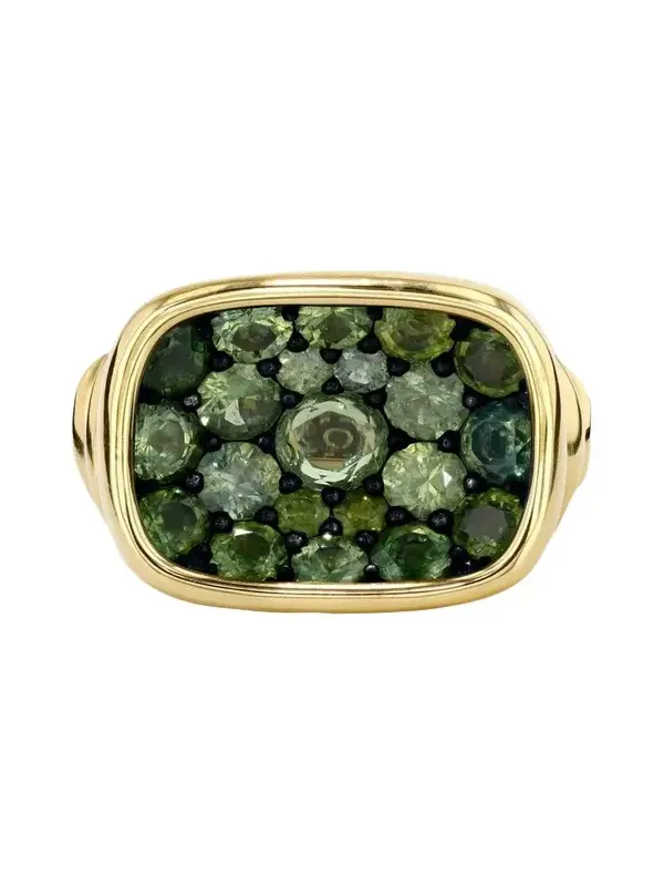 18K Green Sapphire Ring 18K Green Sapphire Ring