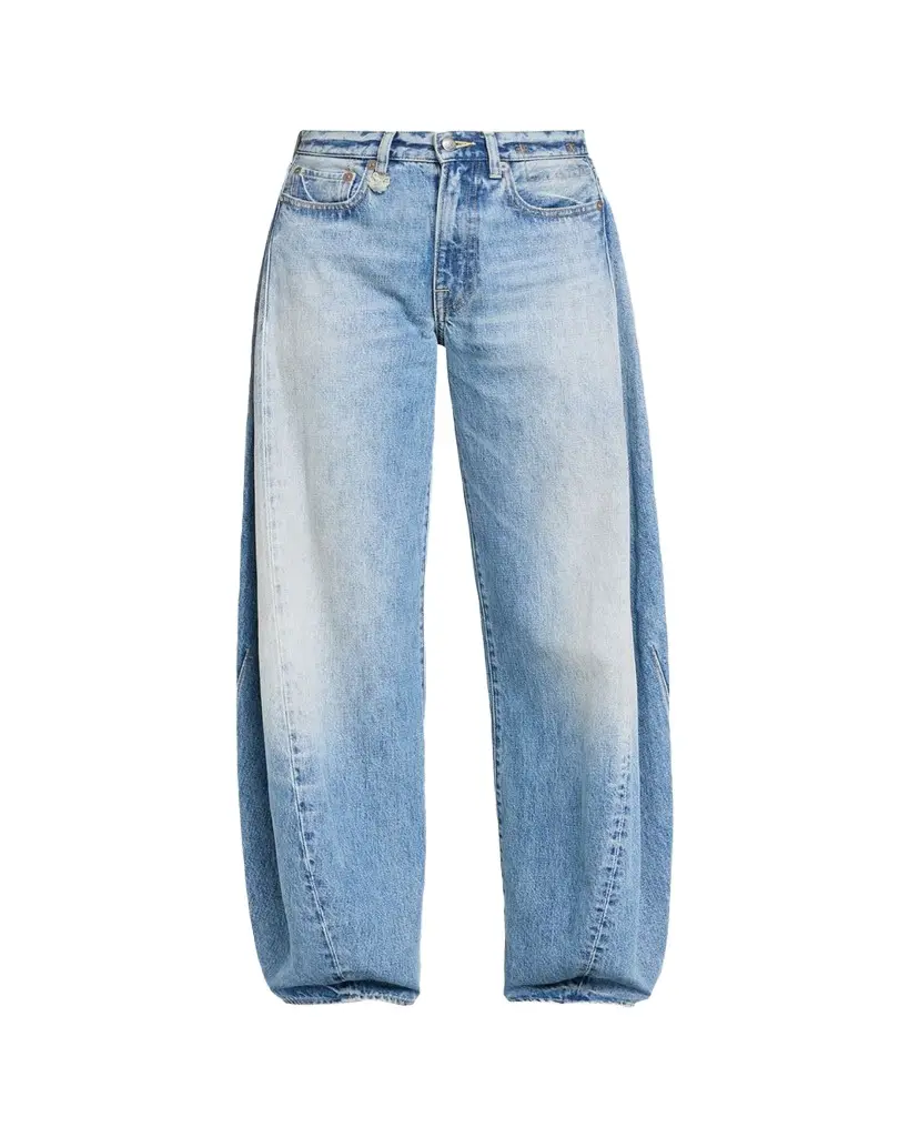R13 Janine Low-Rise Spliced Denim Jeans