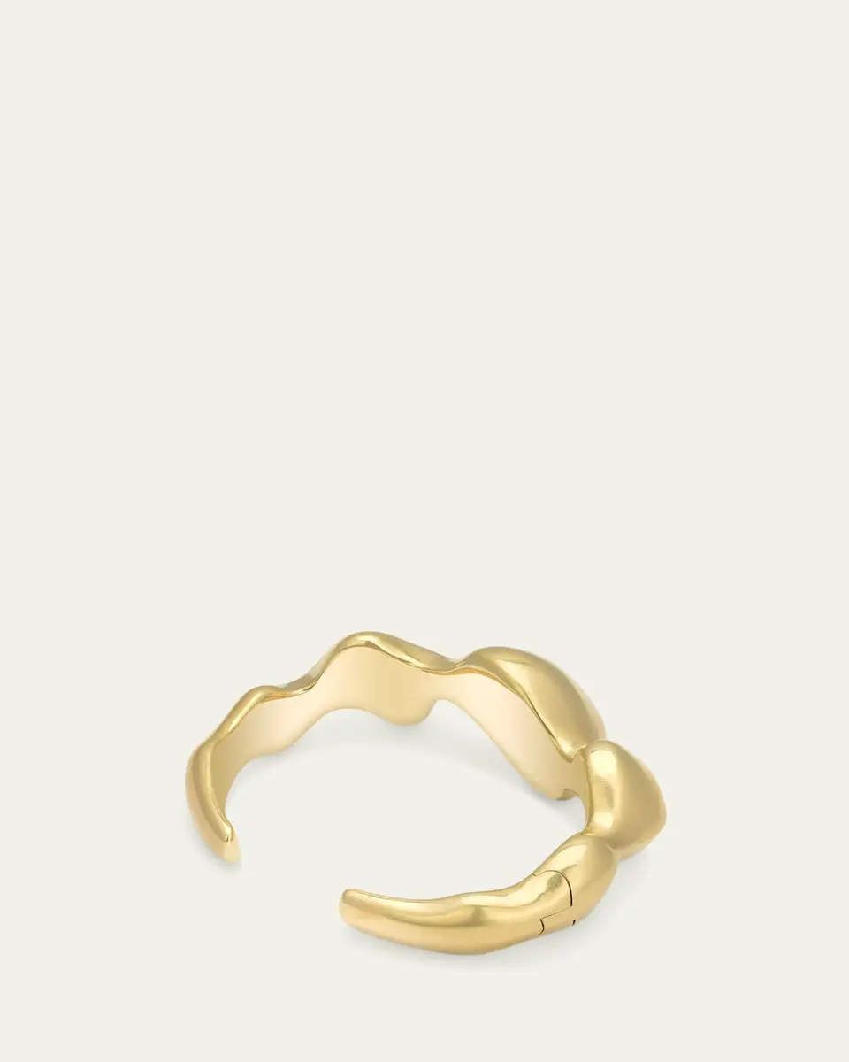 VRAM 18K Yellow Gold Cayrn Hinged Cuff Bracelet | Thumbnail 5