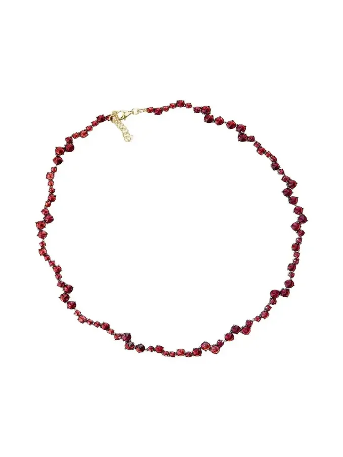 Ziggy 14K Gold Vermeil Cubic Zirconia Tennis Necklace