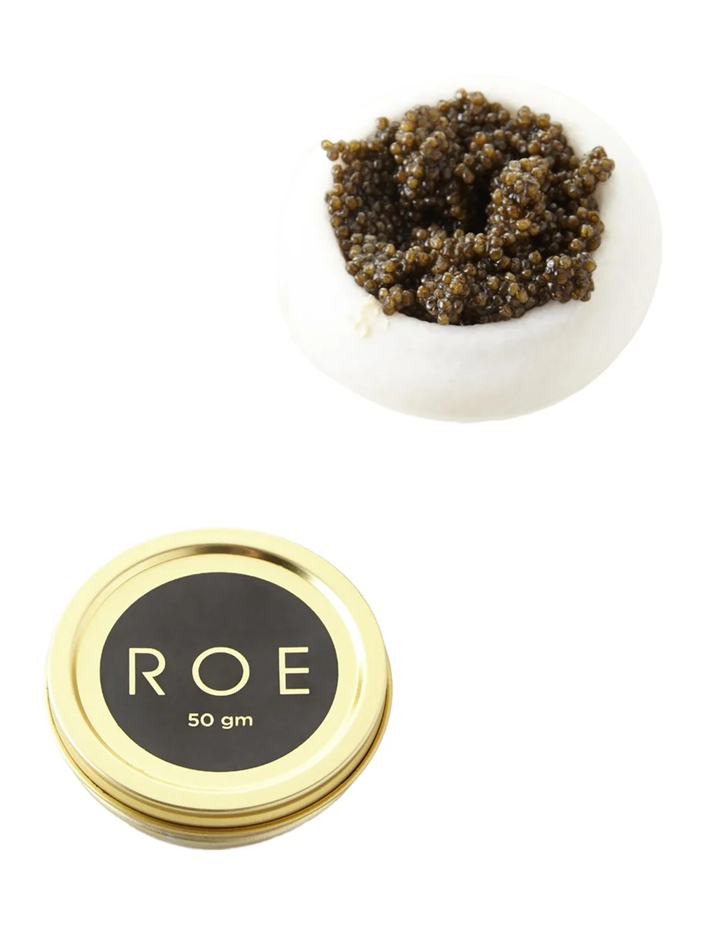Roe White Sturgeon Caviar, 50gm