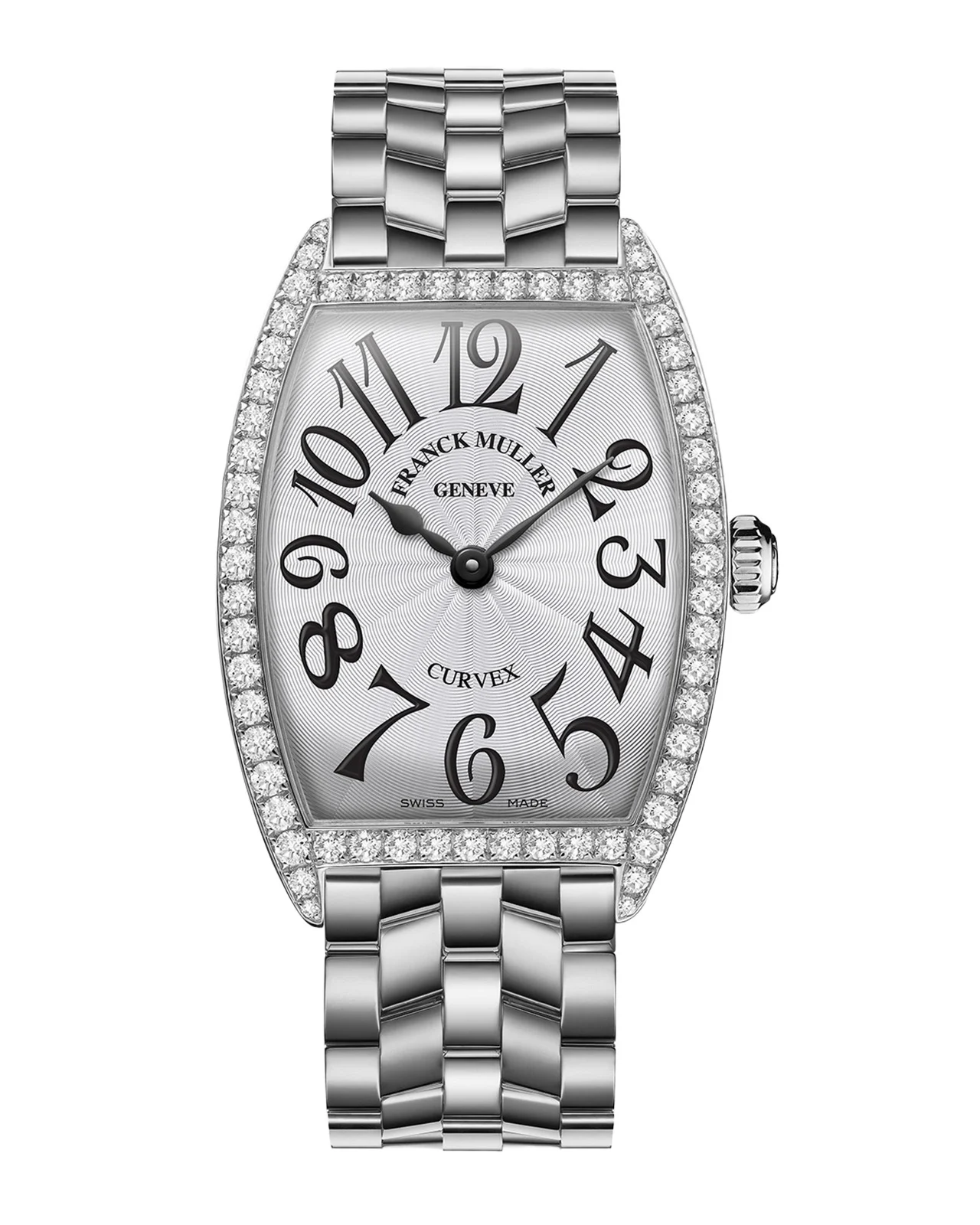 Curvex Stainless Steel Diamond Watch Curvex Stainless Steel Diamond Watch