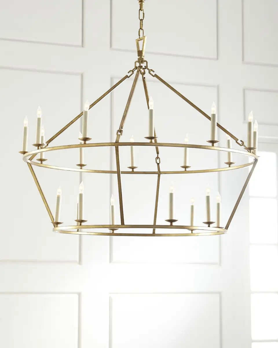 Visual Comfort Signature Darlana Large Two-Tiered Ring Chandelier | Thumbnail 2