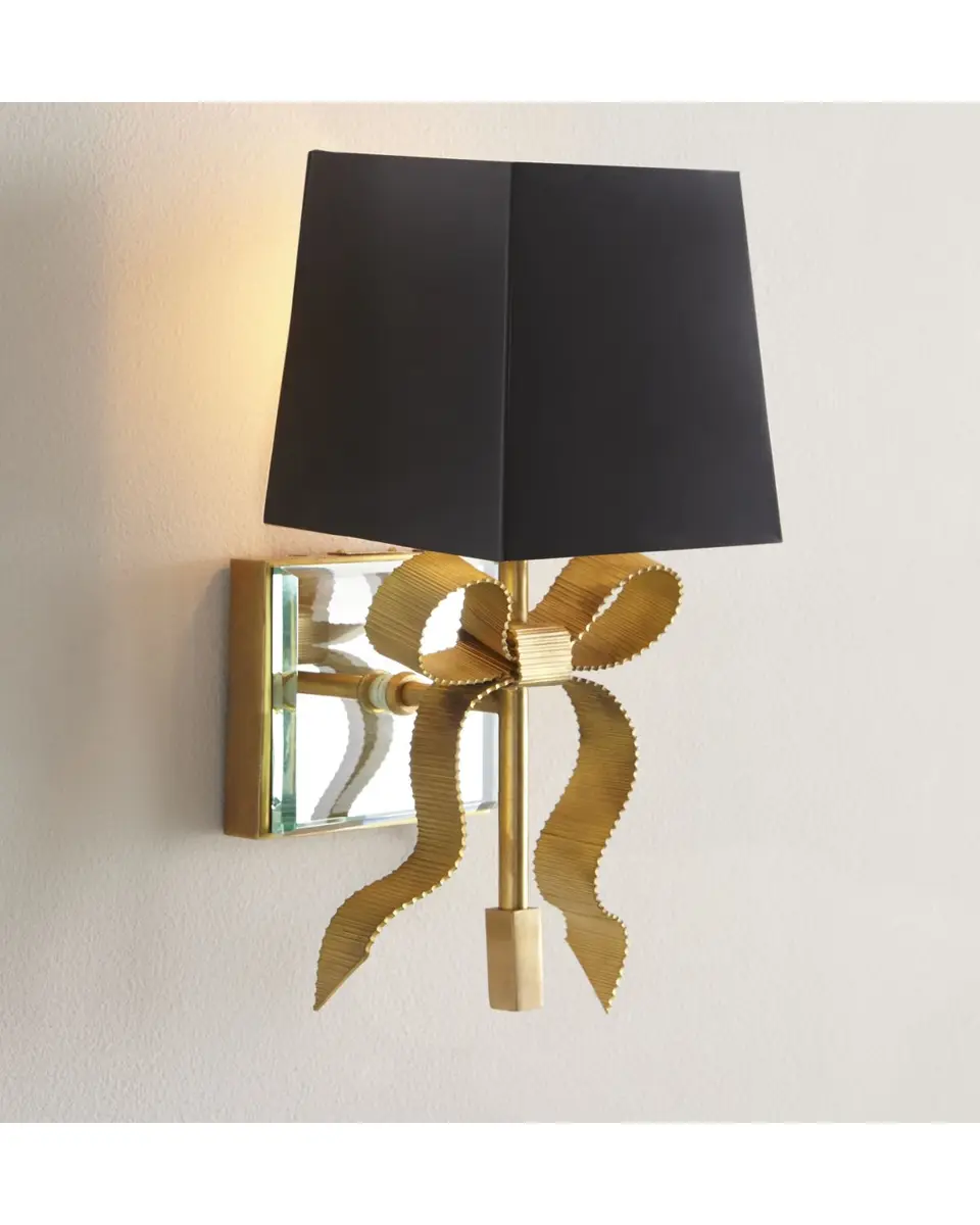 Visual Comfort Signature Small Ellery Grosgrain Bow Sconce | Thumbnail 3