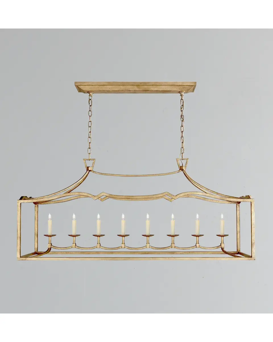 Visual Comfort Signature Fancy Darlana Large Linear Chandelier By Chapman & Myers | Thumbnail 2 Visual Comfort Signature Fancy Darlana Large Linear Chandelier By Chapman & Myers | Thumbnail 2
