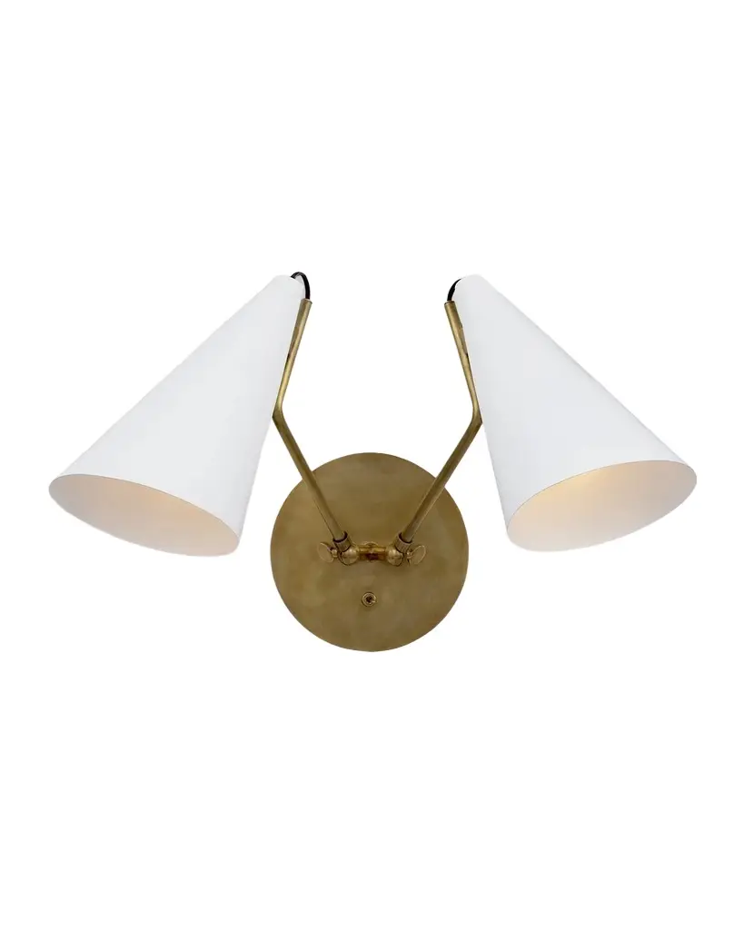 Visual Comfort Signature Clemente Double Sconce By AERIN