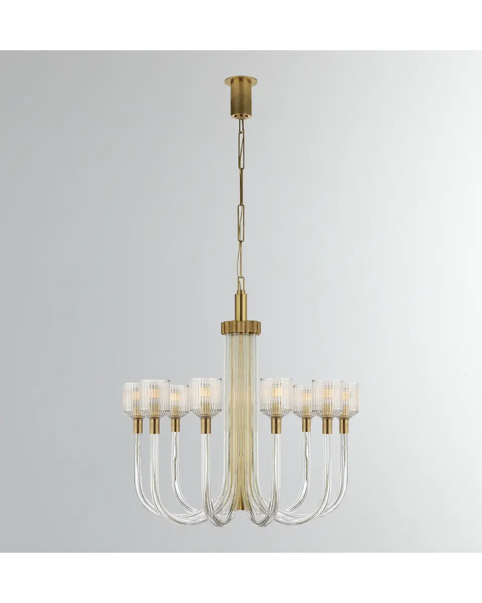 Visual Comfort Signature Reverie Medium Single Tier Chandelier By Kelly Wearstler | Thumbnail 2 Visual Comfort Signature Reverie Medium Single Tier Chandelier By Kelly Wearstler | Thumbnail 2